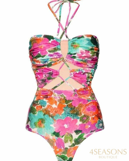 Maiô Josephine + Páreo Grátis Rosa / P