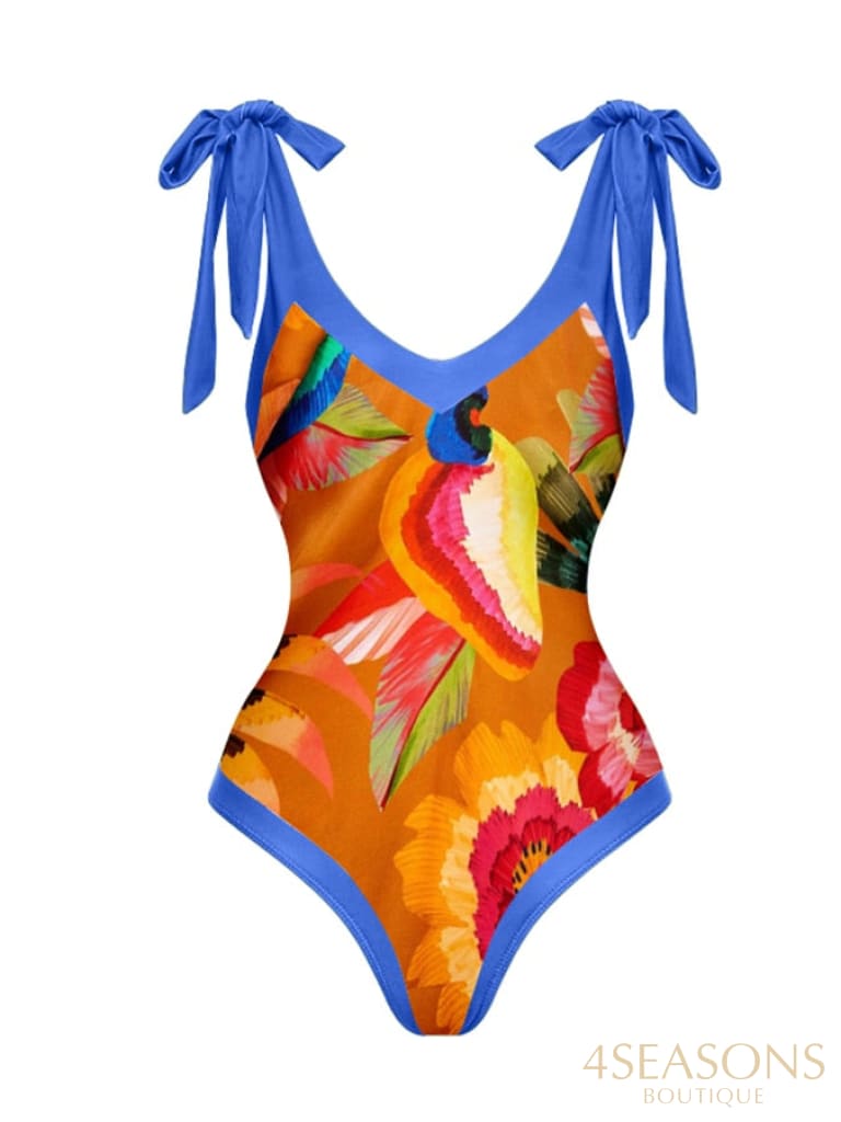 Maiô Yasmim + Pareô Grátis Blue / S