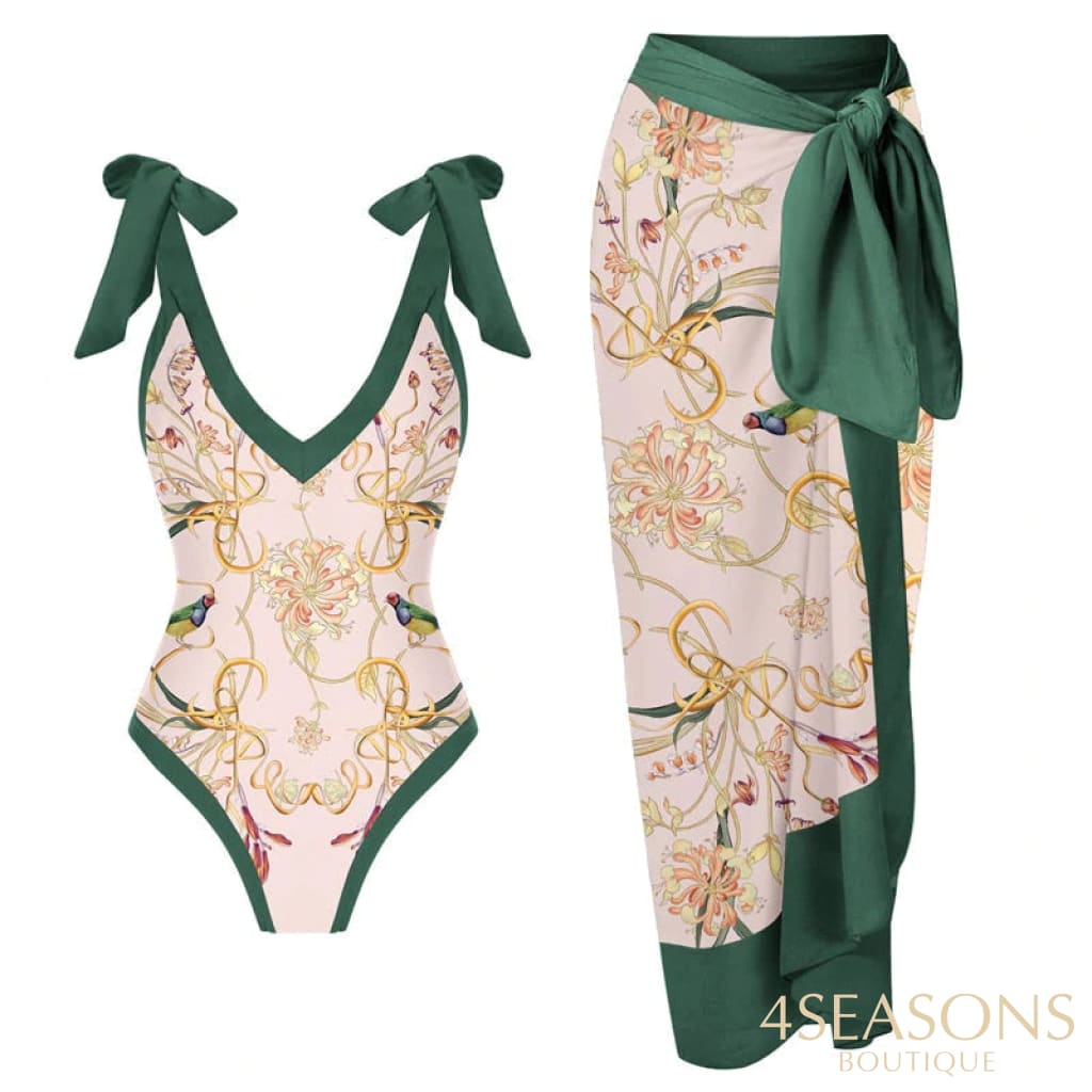 Maiô Zila + Pareô Grátis Verde / P