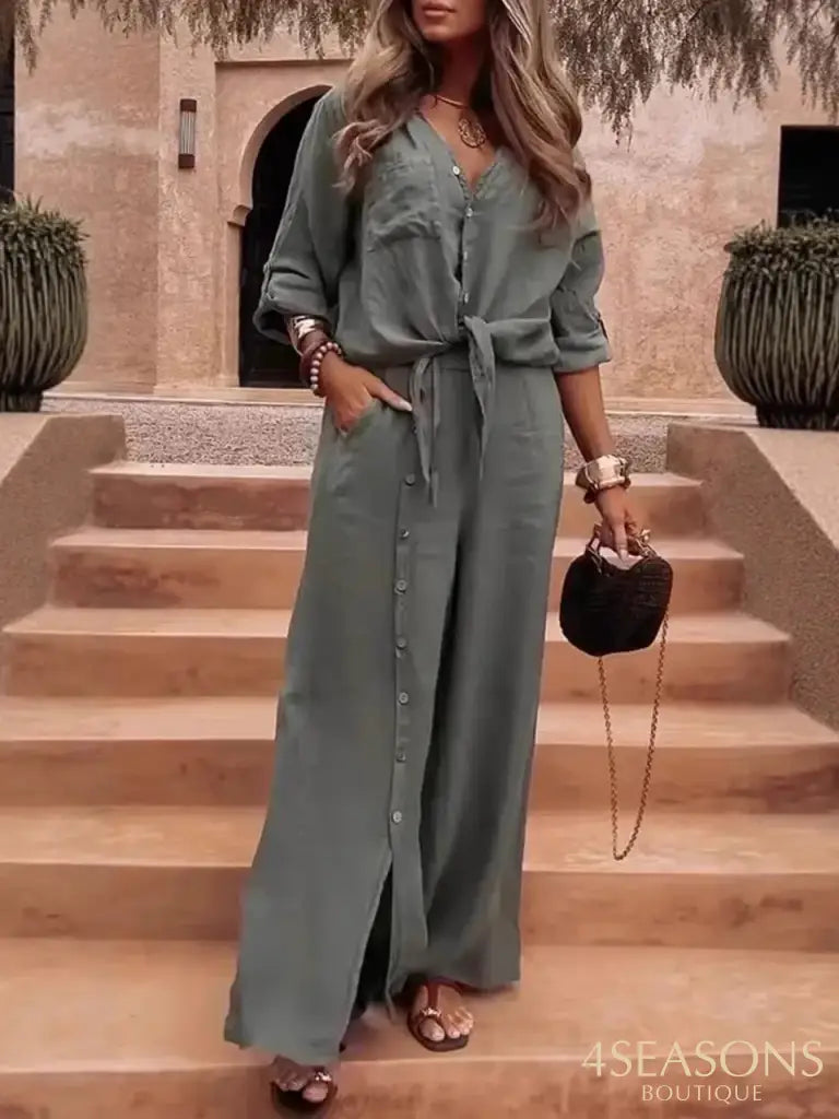 Maria Set Army green / S