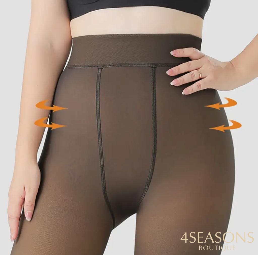 Meia Calça Forrada Em Lã Frozen