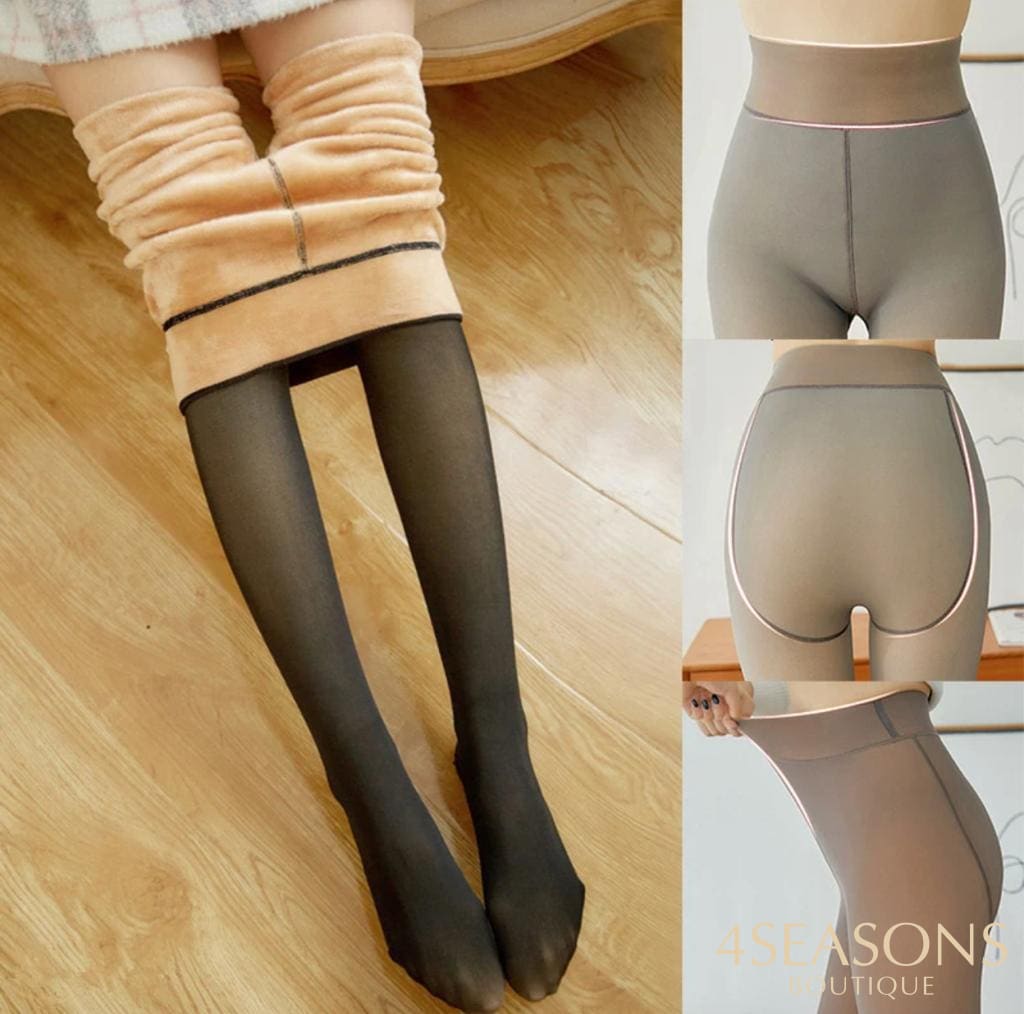 Meia Calça Forrada Em Lã Frozen