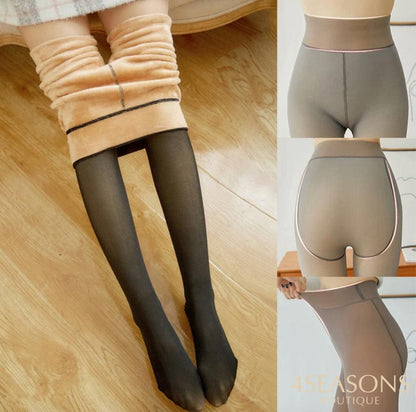 Meia Calça Forrada Em Lã Frozen