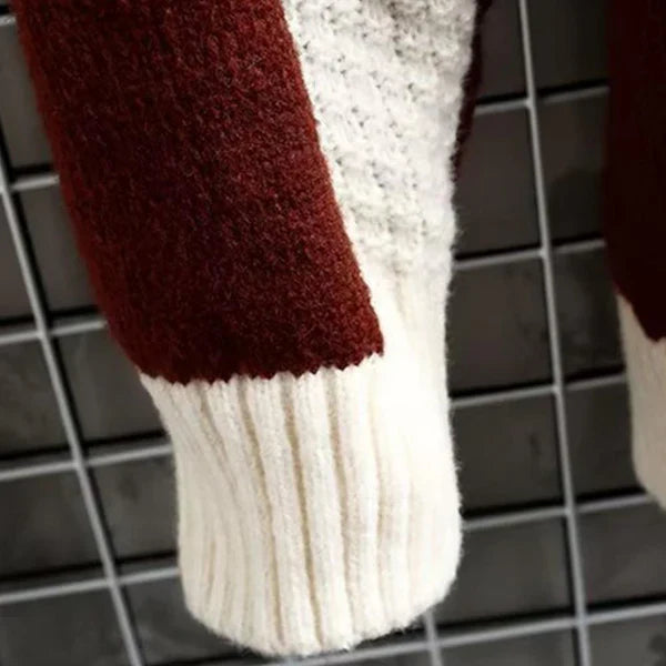 Alice™ - Elegant Patchwork Jumper