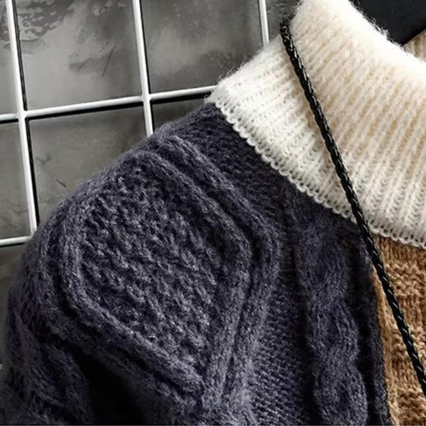 Alice™ - Elegant Patchwork Jumper