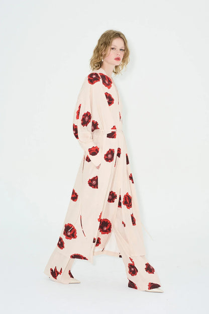 Flora Kimono Wrap Dress