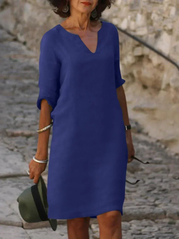 Molly | Elegant Dress with V-Neck